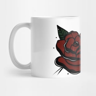 Red rose tattoo Mug